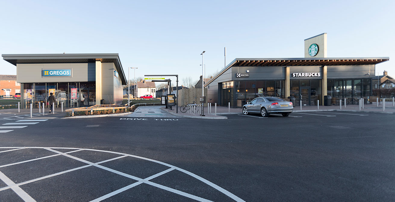 Greggs & Starbucks at Bradford Development - Quora Developments