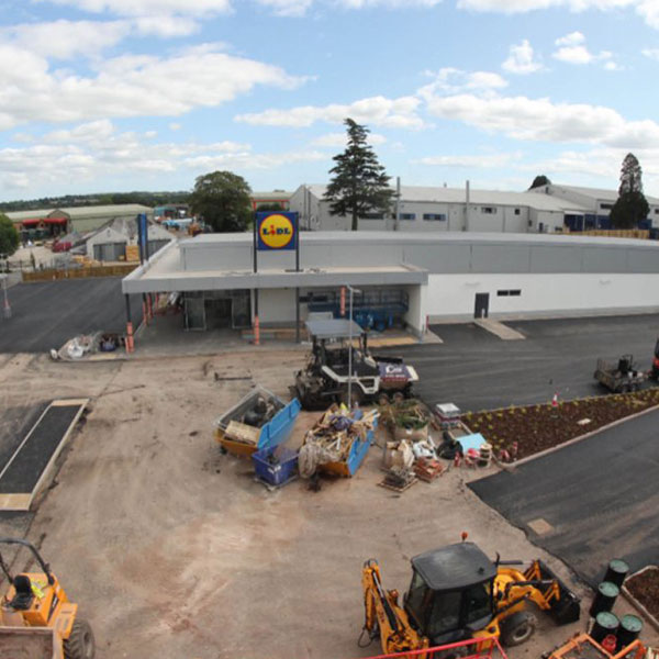 Lidl begin to fit out development in Chard 