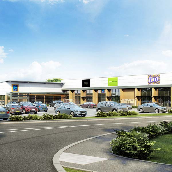 Retail & lesiure park commences in Skegness